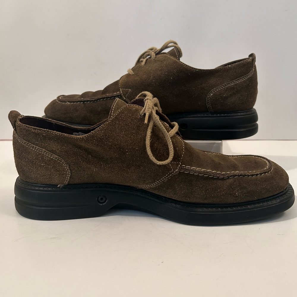 Carlo Morandi Suede Casual Lace Up Shoes Size EU 43 Us 10 Made in Italy